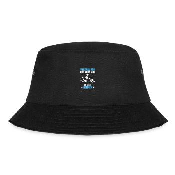 Vertrau mir Physiotherapie Physio Physiotherapeut - Bucket Hat - Schwarz - Vorne - Lela (165cm)