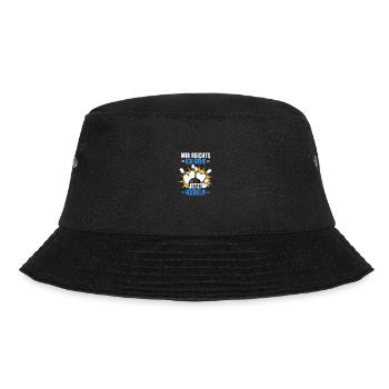 Mir reichts Kegeln Kegel Kegler Sportkegler - Bucket Hat - Schwarz - Vorne - Lela (165cm)