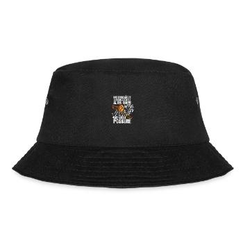 Alten Mann Posaune Posaunenspieler Posaunist - Bucket Hat - Schwarz - Vorne - Lela (165cm)