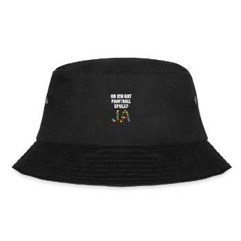 Gotcha Paintballspieler Paintball spielen - Bucket Hat - Schwarz - Vorne - Lela (165cm)