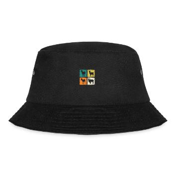 Ziegen - Bucket Hat - Schwarz - Vorne - Lela (165cm)