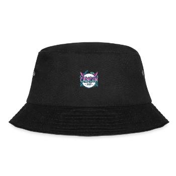 Cancun 2025 Urlaub - Bucket Hat - Schwarz - Vorne - Lela (165cm)