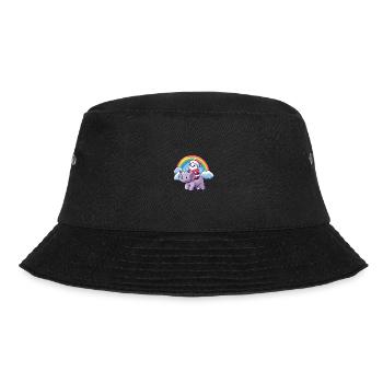Éléphant Père Noël Arc-en-ciel - Bob - noir - Devant - Lela (165cm)