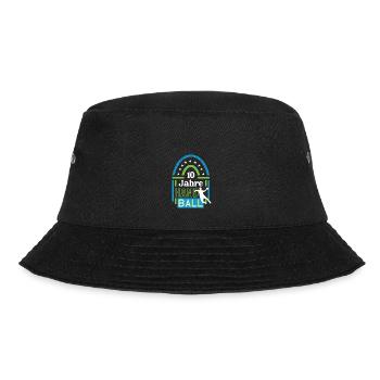 10 Jahre Handball Spiel Spieler Jubiläum Jubi 10th - Bucket Hat - Schwarz - Vorne - Lela (165cm)