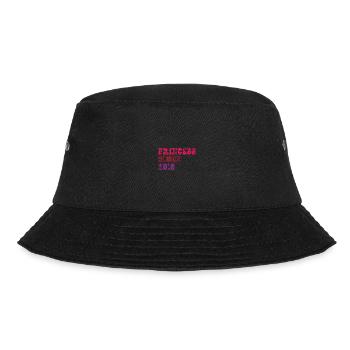 2016 Geburtstag Prinzessin - Bucket Hat - Schwarz - Vorne - Lela (165cm)