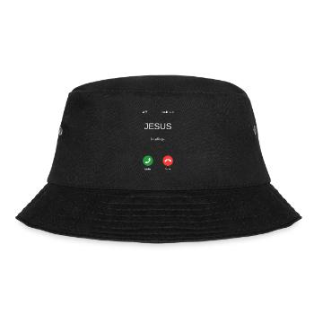 Jesus is Calling Phone Funny Gift - Bucket Hat - black - Front - Lela (165cm)