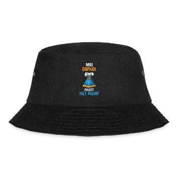 Damen Mei Dirndl Tracht Bayrisch Trachten Ersatz - Bucket Hat - Schwarz - Vorne - Lela (165cm)