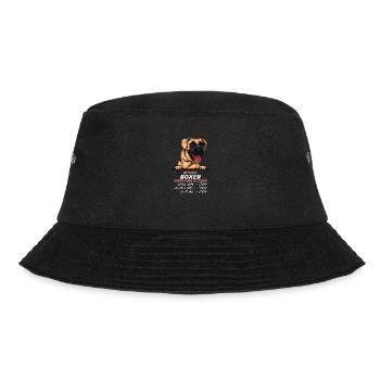 Ohne Boxer ist alles doof - Bucket Hat - Schwarz - Vorne - Lela (165cm)