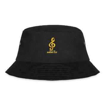 Bananen Musik Notenschlüssel - Bucket Hat - Schwarz - Vorne - Lela (165cm)