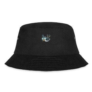 Süßer Pinguin Cartoon Taucher Tiefseetaucher - Bucket Hat - Schwarz - Vorne - Lela (165cm)