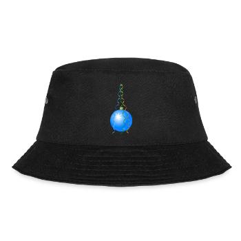 christmas winter reindeer santa claus ugly chr - Bucket Hat - black - Front - Lela (165cm)