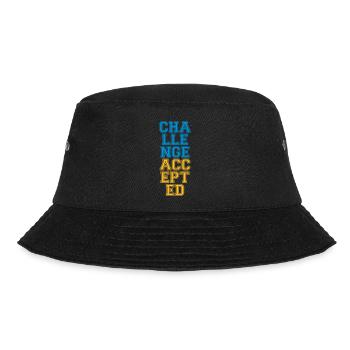 Cool Challenge Accepted Design - Bucket Hat - black - Front - Lela (165cm)