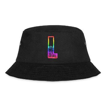 rainbow l - Bucket Hat - black - Front - Lela (165cm)