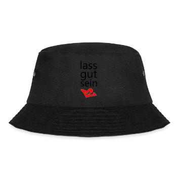 lass gut sein - Bucket Hat - Schwarz - Vorne - Lela (165cm)