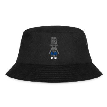 LIEBE KENNT KEINE LIGA ABSTIEG - Bucket Hat - Schwarz - Vorne - Lela (165cm)