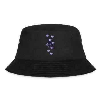 Spinnenliebe - Bucket Hat - Schwarz - Vorne - Lela (165cm)