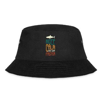 Shark Diving Angler - Bucket Hat - black - Front - Lela (165cm)