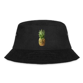 Ananas - Bucket Hat - Schwarz - Vorne - Lela (165cm)