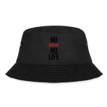 Kein Brian Kein Leben - Bucket Hat - Schwarz - Vorne - Lela (165cm)