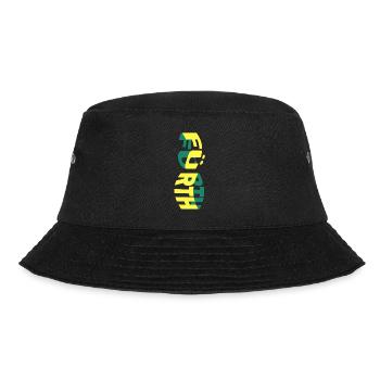 Fürth Deutschland Stadt Skyline Schrift Bunt - Bucket Hat - Schwarz - Vorne - Lela (165cm)