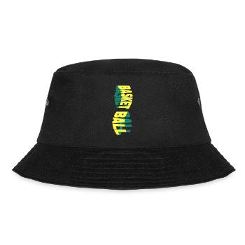 Basketball Basketball Sports Fan Font Colorful - Bucket Hat - black - Front - Lela (165cm)