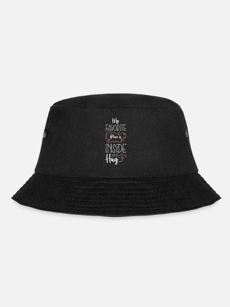 Kuscheln Teddybär Süß Freund - Bucket Hat - Schwarz