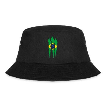 Brazil Flag Brazilian Flag South America - Bucket Hat - black - Front - Lela (165cm)