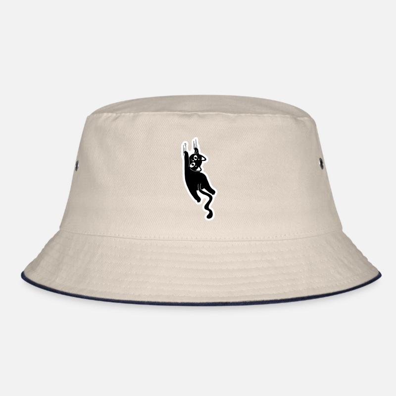 Scratching Cat Bucket Hat