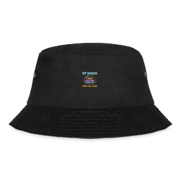 Kita Abgänger Schulanfang Schulkind Dino Einschulu - Bucket Hat - Schwarz - Vorne - Lela (165cm)