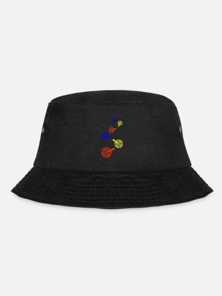 Darts Symbol - Bucket Hat - Schwarz