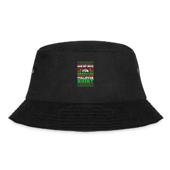 Weihnachtsmann Weihnachten Hässliche Weihnachten - Bucket Hat - Schwarz - Vorne - Lela (165cm)