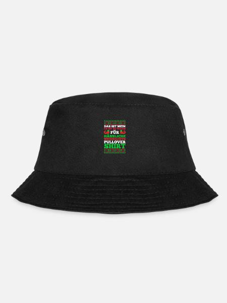 Weihnachtsmann Weihnachten Hässliche Weihnachten - Bucket Hat - Schwarz