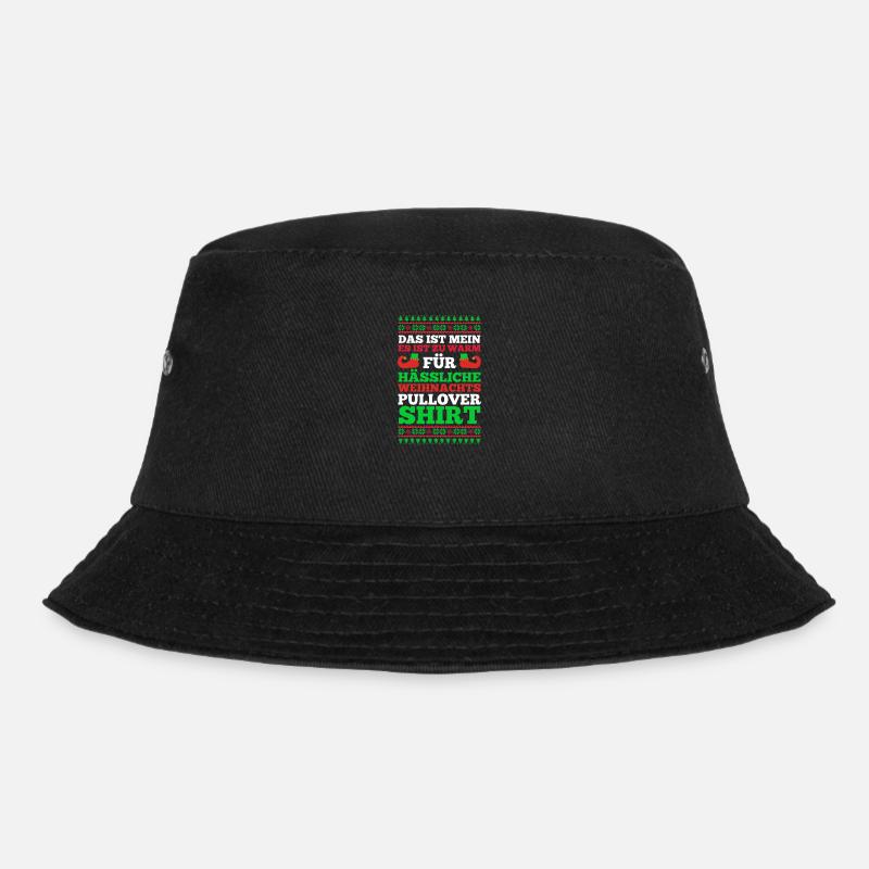 Weihnachtsmann Weihnachten Hässliche Weihnachten - Bucket Hat - Schwarz