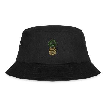 Ananas - Bucket Hat - Schwarz - Vorne - Lela (165cm)