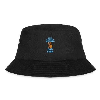 Dogs Papa Father's Day Gift German Shepherd - Bucket Hat - black - Front - Lela (165cm)
