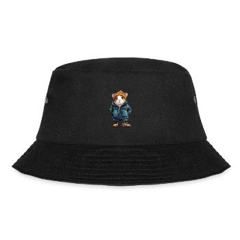 Hamster Funny Winter - Bucket Hat - black - Front - Lela (165cm)