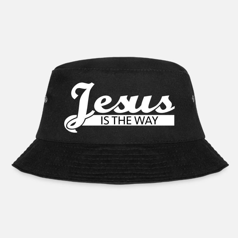 Jesus is the way - Bucket Hat - Schwarz