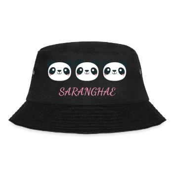 Love Korean Language - Bucket Hat - black - Front - Lela (165cm)
