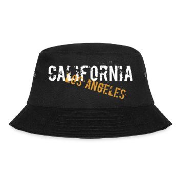Kalifornien Los Angeles - Bucket Hat - Schwarz - Vorne - Lela (165cm)
