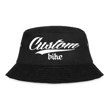 custom bike biker tour rock bobber tuner tuning - Bucket Hat - black - Front - Lela (165cm)