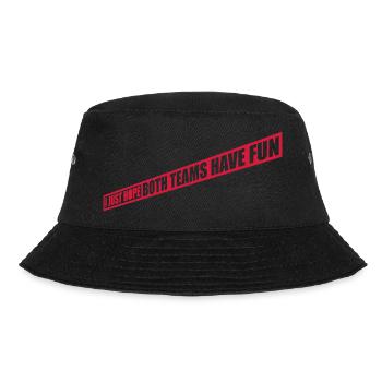 Both Teams Have Fun - Bucket Hat - Schwarz - Vorne - Lela (165cm)