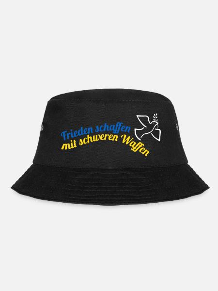 Frieden schaffen! - Bucket Hat - Schwarz