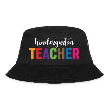Kindergärtner - Bucket Hat - Schwarz - Vorne - Lela (165cm)