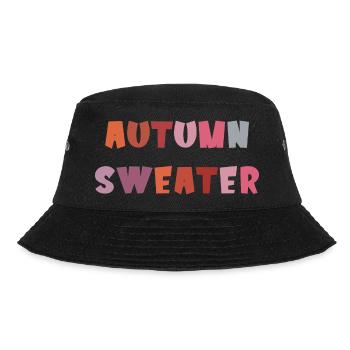 Autumn Sweater - Bucket Hat - black - Front - Lela (165cm)