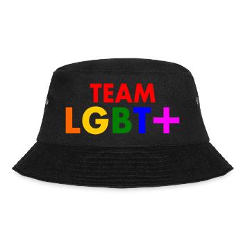 Lgbt - Bucket Hat - Schwarz - Vorne - Lela (165cm)