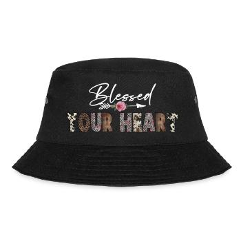 Country Musik ländlich Landei Countrymusiker Mom - Bucket Hat - Schwarz - Vorne - Lela (165cm)