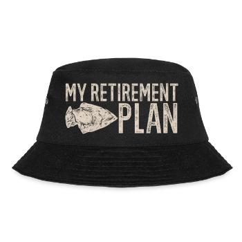 Arrowhead Hunting Arrowhead Collector - Bucket Hat - black - Front - Lela (165cm)
