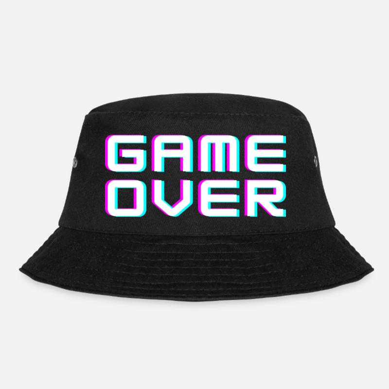 Game Over - Bucket Hat - Schwarz