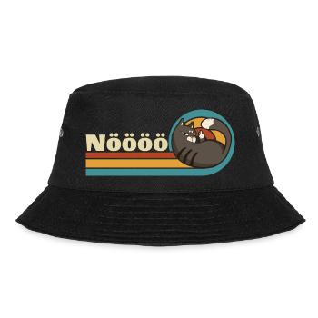 Lustige Katze - Bucket Hat - Schwarz - Vorne - Lela (165cm)