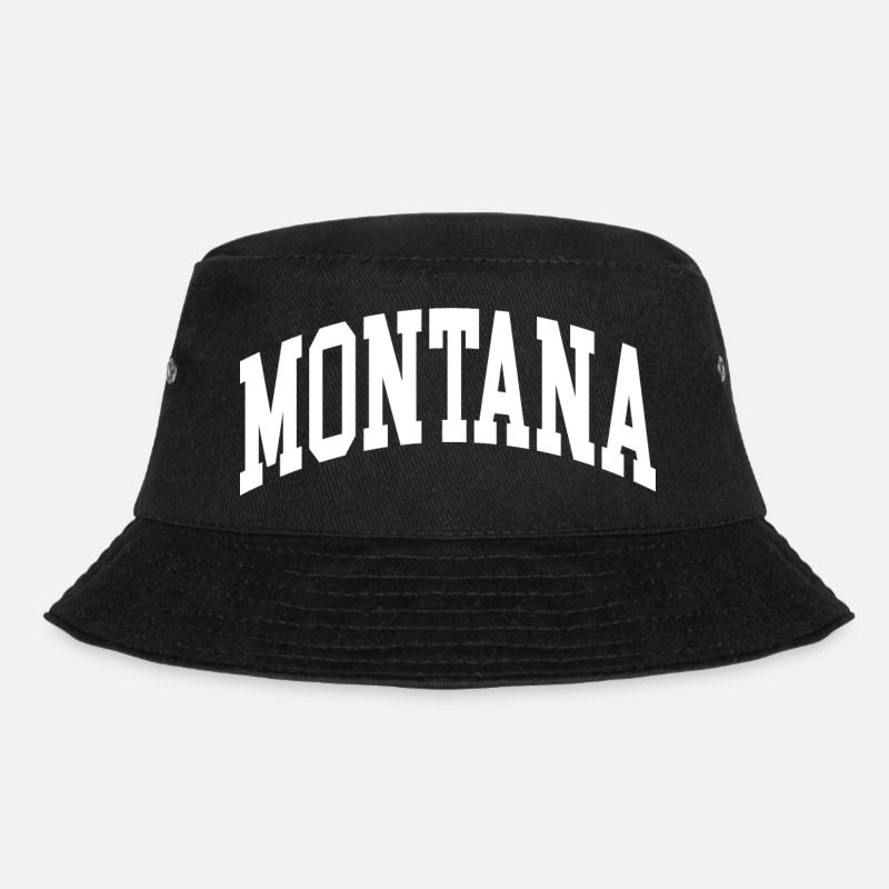 montana - Bucket Hat - Schwarz